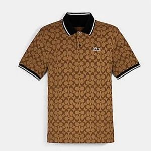 Coach Signature Polo (Khaki)
